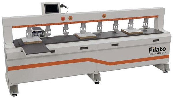 Торцевой сверлильно-присадочный центр с ЧПУ Filato Drillmatic SD3