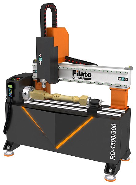 Одношпиндельный трёхосевой токарно-фрезерный станок с ЧПУ Filato RD-1500/300E